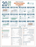 After proposing two instructional calendar options for the 2020-21 school year and gathering public feedback on both, the Spring ISD board of trustees approved Option 1 in a 6-1 vote at its Jan. 14 meeting. (Courtesy Spring ISD)