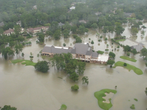 Raveneaux Country Club was one of hundreds of properties that flooded during Hurricane Harvey in 2017. (Courtesy Harris County Flood Control District)