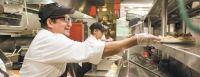 Chefs at Taco Diner served up authentic Mexican street tacos. (Daniel Houston/Community Impact Newspaper)