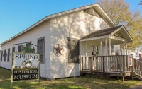 The Spring Historical Museum is located at 403 Main St., Spring. (Hannah Zedaker/Community Impact Newspaper)