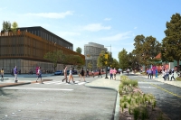 This rendering depicts how a redesign of Greenville Avenue could look once revitalization is complete. (Rendering courtesy city of Richardson)