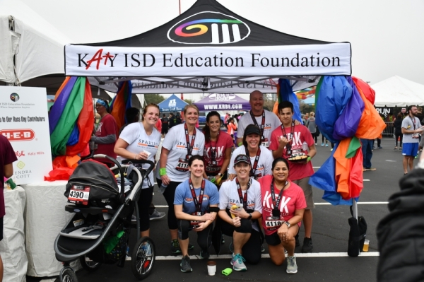 On Feb. 8, the Katy ISD Education Foundation hosts Reason2Race, a running event at the Katy Half Marathon to raise money for teachers and classrooms. (Courtesy Katy ISD Education Foundation)