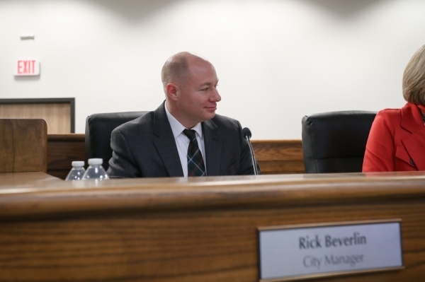 Rick Beverlin attended his first Leander 
City Council meeting Dec. 5. (Courtesy city of Leander)