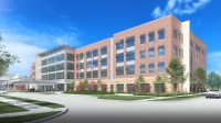 The Pediatric Ambulatory Center of Excellence at Dell Children's Hospital is expected to be complete in June 2021. (Rendering Courtesy Dell Children's Medical Center)