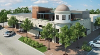 The distillery will be located on the site of the former City Council chambers. (Courtesy Hitch Hall)