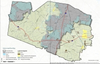 A map showing land uses for the county from the Williamson 2040 plan draft. (Courtesy Williamson County)