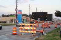 As of mid-January, construction was still underway at the project's western limit near Richards Road. Ben Thompson/Community Impact Newspaper