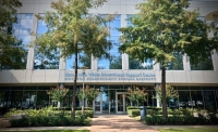 The Houston ISD board meets twice monthly, once for agenda review and once for official business, at the Hattie Mae White Educational Support Center. (Matt Dulin/Community Impact Newspaper)