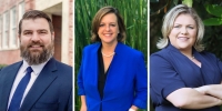 Lanny Bose, Ann Johnson and Ruby Powers