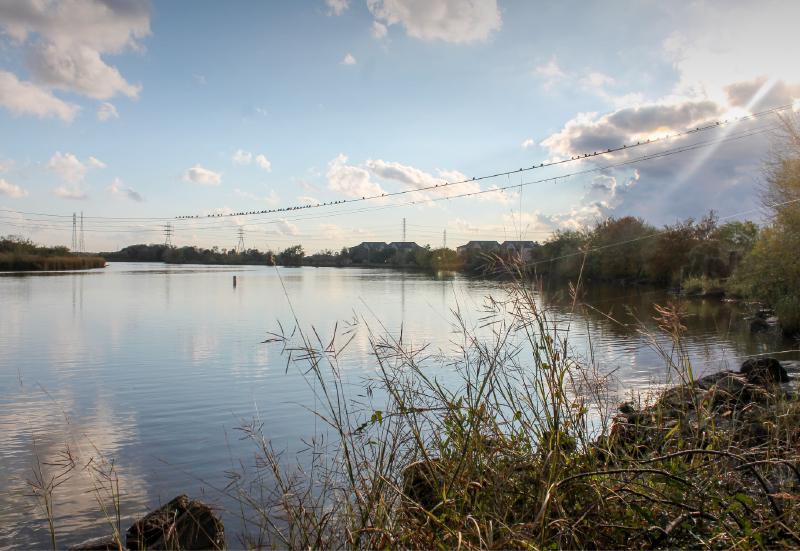 Clear Creek stock image, League City, Hurricane Harvey, ACG 2019