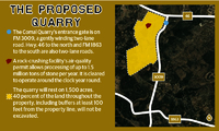 Vulcan plans to mine 40% of its 1,500-acre property at the intersection of Hwy. 46 and FM 3009 over the next 80 years. (Community Impact Newspaper staff)