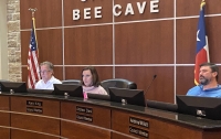 Bee Cave City Council Member Kara King (center) will take over as mayor of Bee Cave in May.