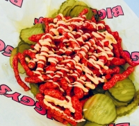 Cheetos Cheese Pickles from Biggy's (Courtesy Houston Livestock Show and Rodeo)