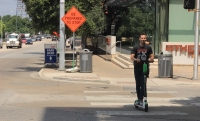 The city of Rollingwood voted Feb. 19 to ban the abandonment of motorized scooters within the city. (Community Impact Staff)