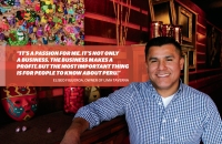 Eliseo Figueroa opened Lima Taverna in 2017 across from the former Macy’s location at Collin Creek Mall in Plano. (Daniel Houston/Community Impact Newspaper)
