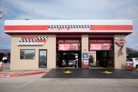 Victory Lane Quick Oil Change opened in October under the ownership of Jim Oberhofer. (Liesbeth Powers/Community Impact Newspaper)