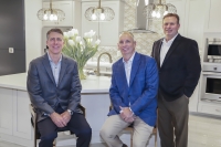 From left are: CEO Mike Moody, President Jeff Dye and Austin Division President Shay Brinkley. (Courtesy Newmark Homes)