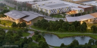This rendering shows what the Bell District may look like once completed. (Courtesy city of Cedar Park)