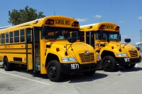 Round Rock ISD began implementing the program on campuses in fall 2019, with campuses added every few weeks to the busing system. (Courtesy Round Rock ISD Transportation Department)