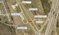 This map provides details on the Highway 195 and Berry Creek Drive project. (Courtesy city of Georgetown)