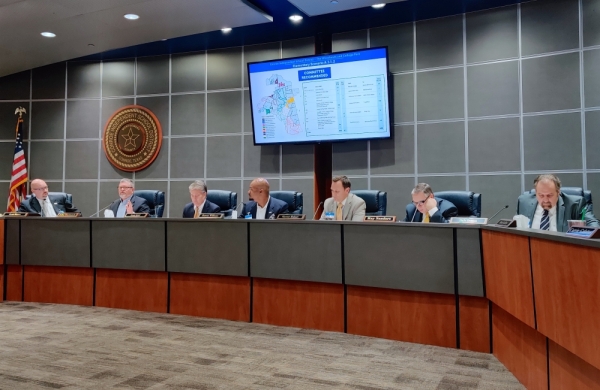 Conroe ISD's board of trustees unanimously approved the rezoning plan for The Woodlands and College Park feeder zones Feb. 25. (Ben Thompson/Community Impact Newspaper)