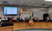 The Oak Ridge North City Council met for a regular meeting Feb. 24. (Ben Thompson/Community Impact Newspaper)