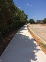 The Garden Ridge Trail is expected to be completed by the end of April. (Photo courtesy city of Lewisville)