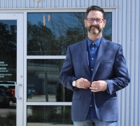 Jeff Springer, founder of Suit Up Ministries, said he hopes to transform Montgomery County by rebuilding families. (Eva Vigh/Community Impact Newspaper)