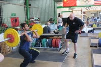 Olympic weightlifter Robert Ronan (right) founded Austin Barbell in 2018. (Nicholas Cicale/Community Impact Newspaper)