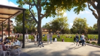 The Bell Boulevard project includes residential, commercial and civic areas. (Courtesy city of Cedar Park)