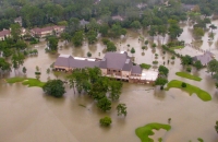 After serving as a cornerstone of the Champions community for more than 40 years, Raveneaux Country Club will soon become a regional floodwater detention basin. (Courtesy Harris County Flood Control District)