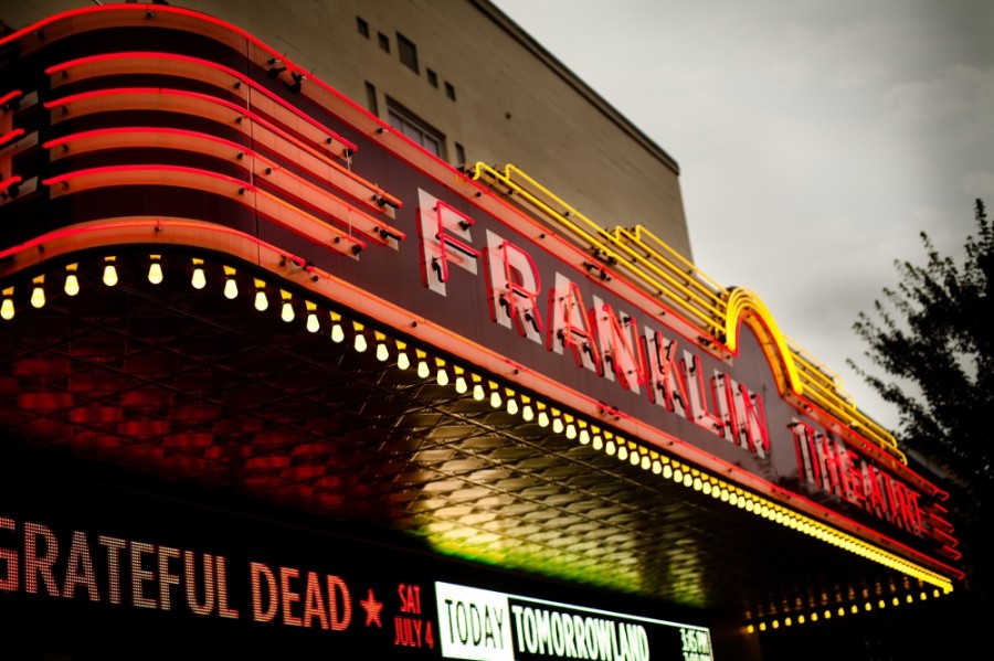 The Franklin Theatre has been on Franklin's Main Street since the early 1930s. (Courtesy Visit Franklin)