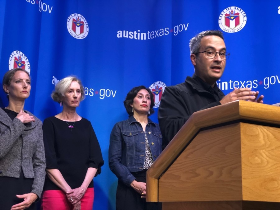 Dr. Mark Escott, the Austin-Travis County interim health authority, said June 11 that recent record-high daily coronavirus case counts are likely due to Memorial Day celebrations and the expansion of the reopening of Texas' economy. (Jack Flagler/Community Impact Newspaper)