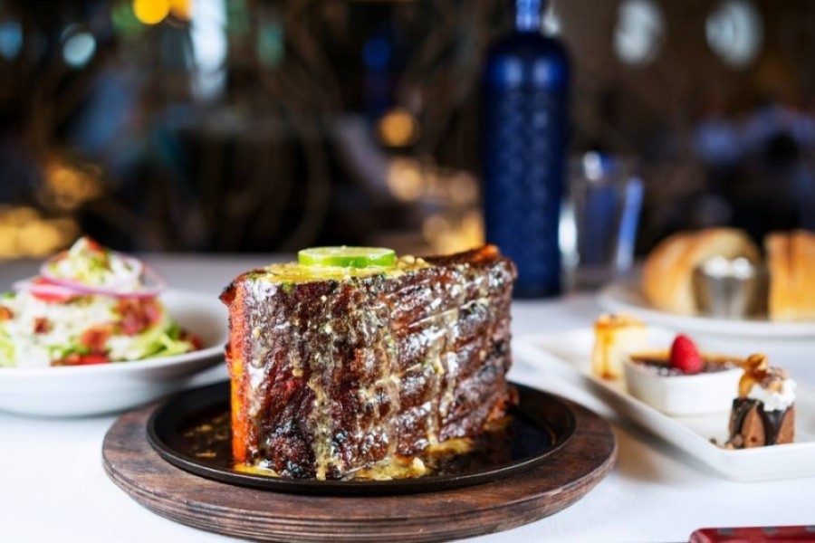 Six Sugar Land restaurants, including Perry's Steakhouse & Grille, are participating in Houston Restaurant Weeks 2020. (Courtesy Perry's Steakhouse & Grille)