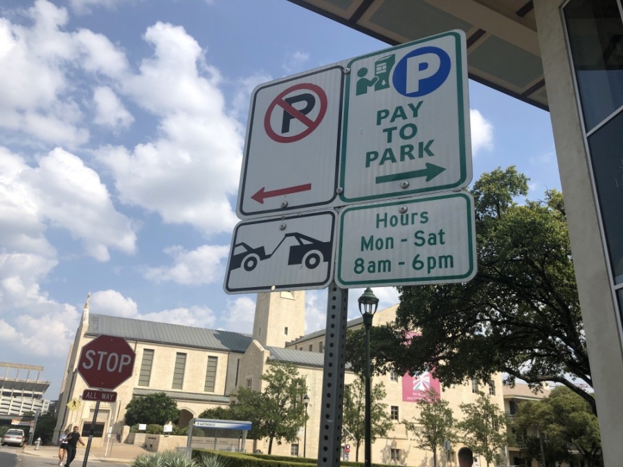 The city is rolling out a new program that allows Austin drivers to use Google Maps to park. (Jack Flagler/Community Impact Newspaper) 