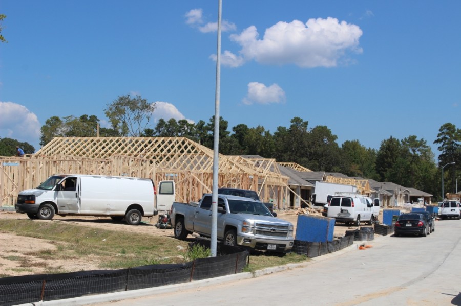 Dovershire is a community under development off Gosling Road. (Ben Thompson/Community Impact Newspaper)