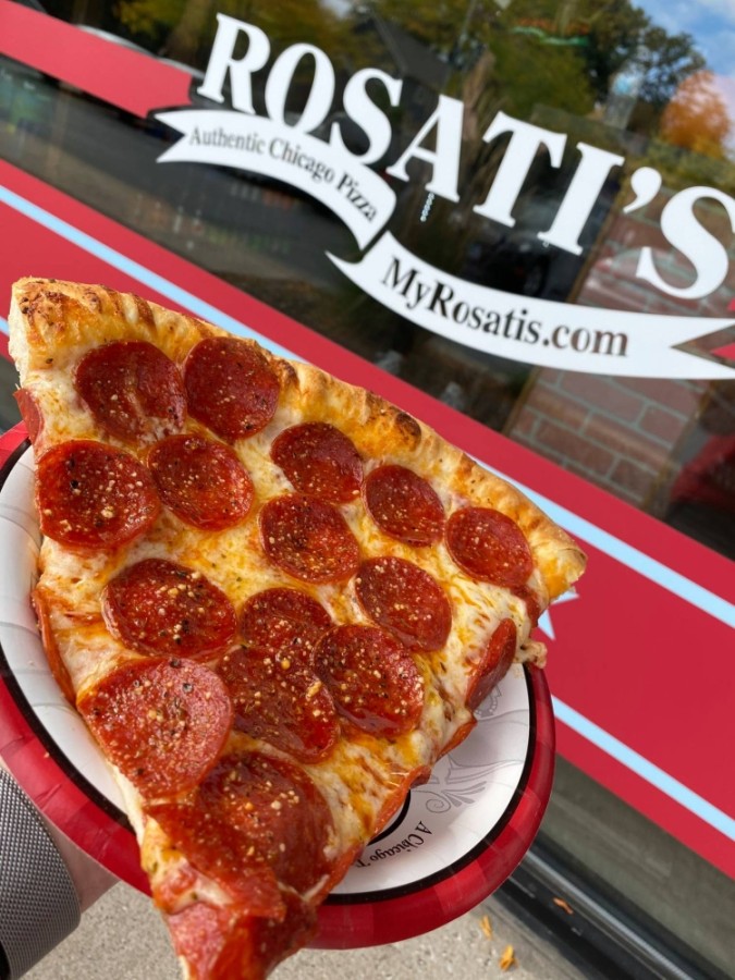 The Chicago-based pizzeria Rosati's Pizza opened in Cypress this November. (Courtesy Rosati's Pizza)