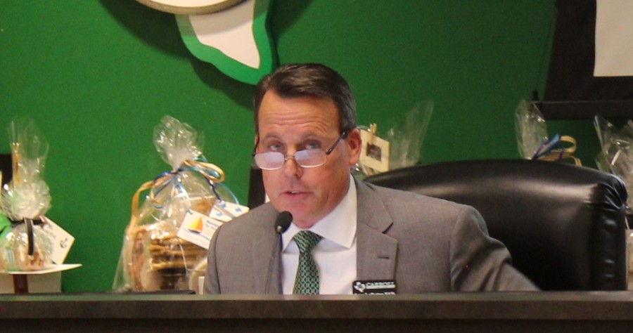 Lane Ledbetter, Carroll ISD's newest superintendent, addressed division in the district related to the Cultural Competence Action Plan during his first meeting. (Sandra Sadek/Community Impact Newspaper)