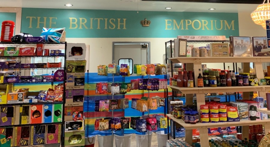 The British Emporium offers a wide selection of imported goods and groceries. (Courtesy The British Emporium)