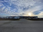 Tens of thousands of people were vaccinated at Denton County’s vaccine drive-thru clinic in February at Texas Motor Speedway in Fort Worth. (Courtesy Texas Motor Speedway)