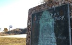 Park marker.