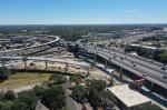 I-35 at US 183 flyover construction