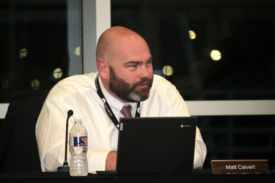 Matt Calvert was named the lone finalist for New Caney ISD superintendent at the March 15 board meeting. (Andy Li/Community Impact Newspaper)