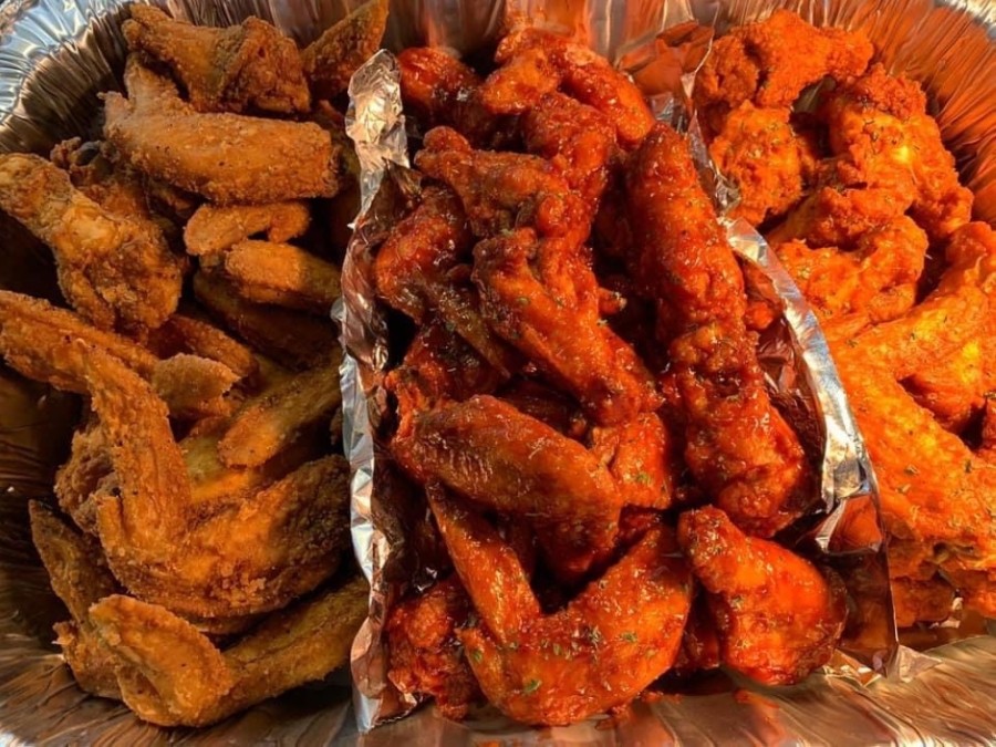 Popular wing flavors include lemon pepper and spicy barbecue. (Courtesy Jaquay's Chicken and Waffles)