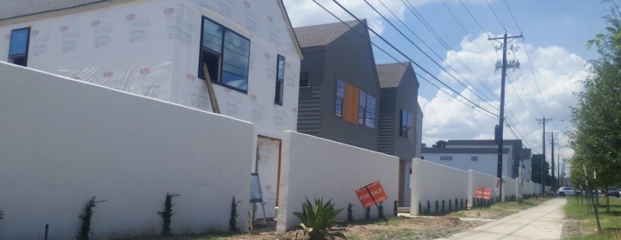 Photo of a row of houses