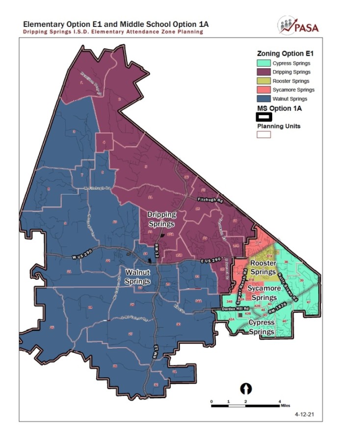 Dripping Springs ISD approves new attendance zones for 202122 year