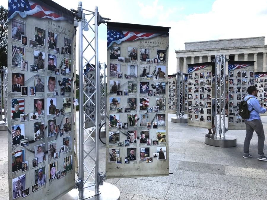 The national traveling memorial, Remembering Our Fallen: Post 9/11 War on Terror Tribute, will be at Wolf Ranch Town Center. (Courtesy Wolf Ranch Town Center)