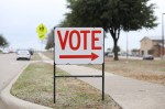 vote sign
