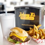 burger and fries