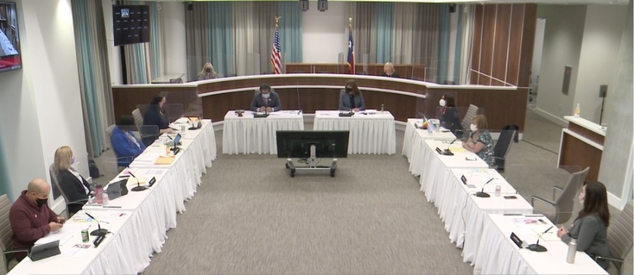 Austin ISD trustees approved a resolution April 22 regarding federal education funding currently being held by the state. (Courtesy Austin ISD)